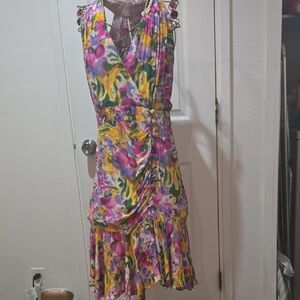 Vintage Barbara Barbara Floral Multicolor Dress